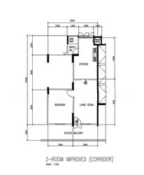 Blk 170 Kebun Baru Link 1 (Ang Mo Kio), HDB 2 Rooms #570459041